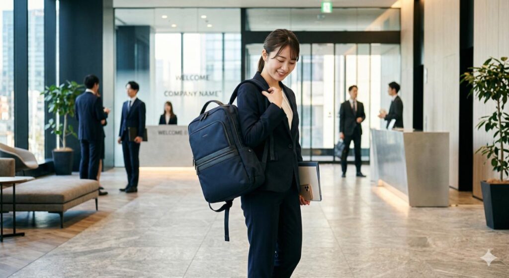 入社式向きのリュックの選び方